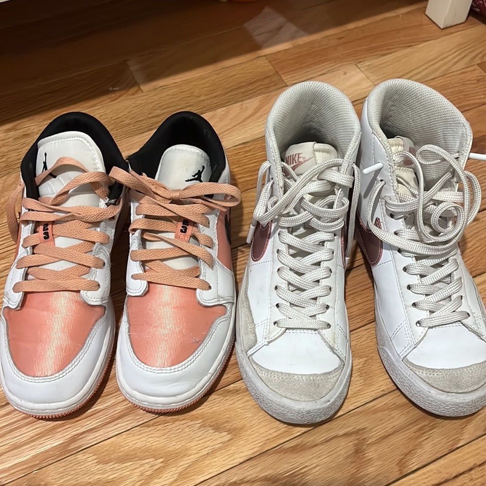 Jordan and nike shoes for girls